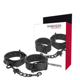 DARKNESS - TEXTURED HANDCUFFS WIDE AND THIN